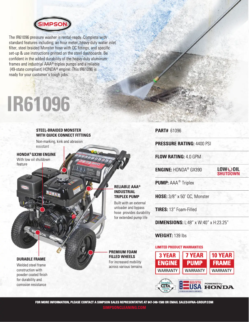 Imagen de la primera página del manual del dispositivo IR4440212