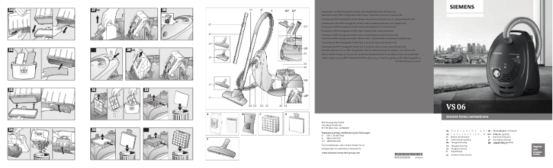 Página nº 1 - Manual de usuario Siemens VS06G2080