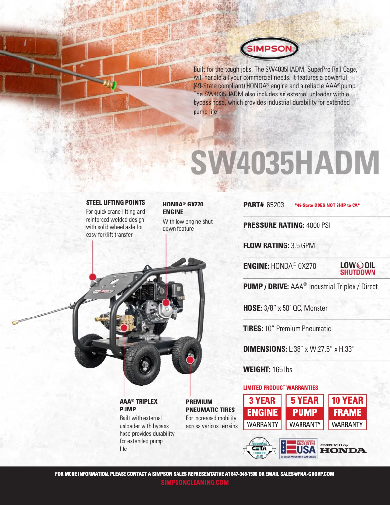 Imagen de la primera página del manual del dispositivo SuperPro SW4035HADM-S