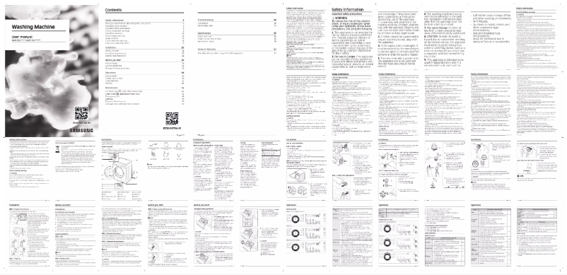 Imagen de la primera página del manual del dispositivo WW61R20GLMW