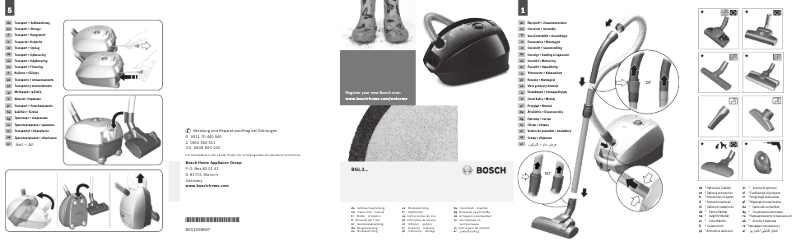 Página 1 del manual Manual de usuario Bosch BGL32200