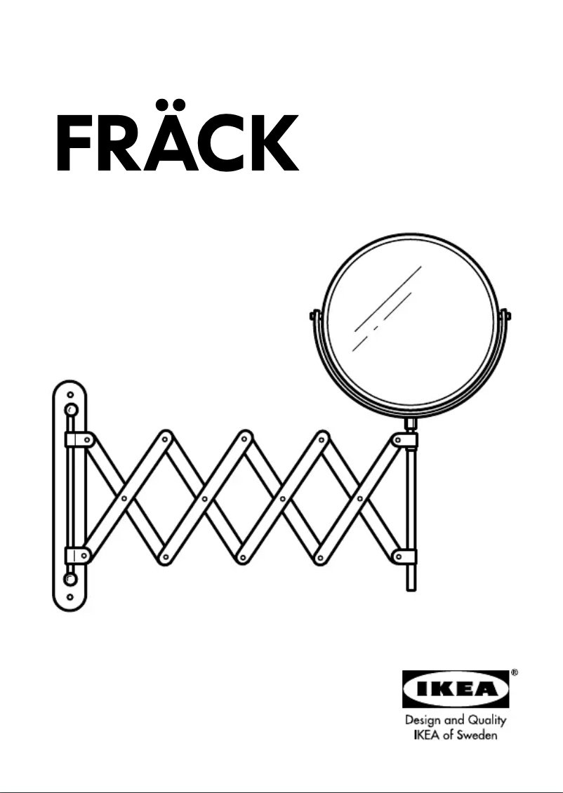 Página 1 del manual Manual de usuario Ikea FRÄCK 001.819.82
