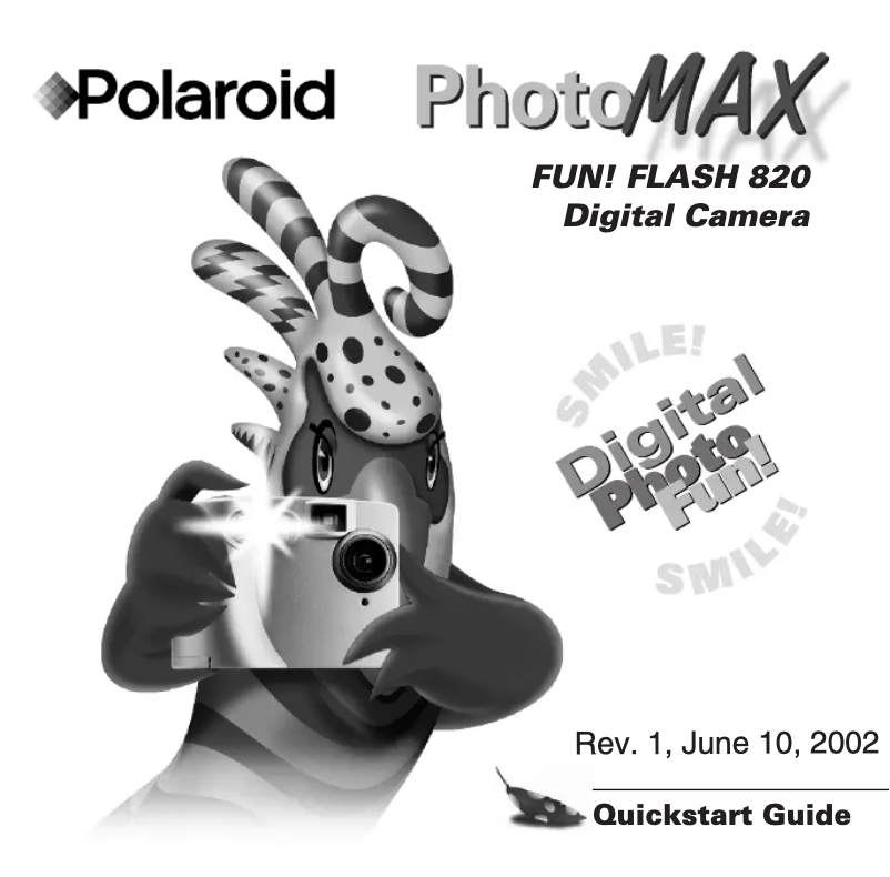 Página 1 del manual Manual de usuario Polaroid PhotoMax Fun Flash 820