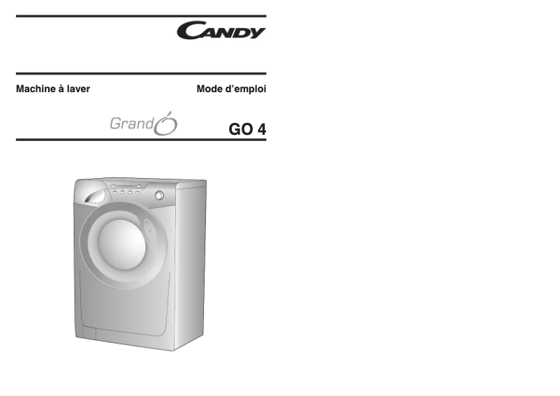 Imagen de la primera página del manual del dispositivo GO4 107-47