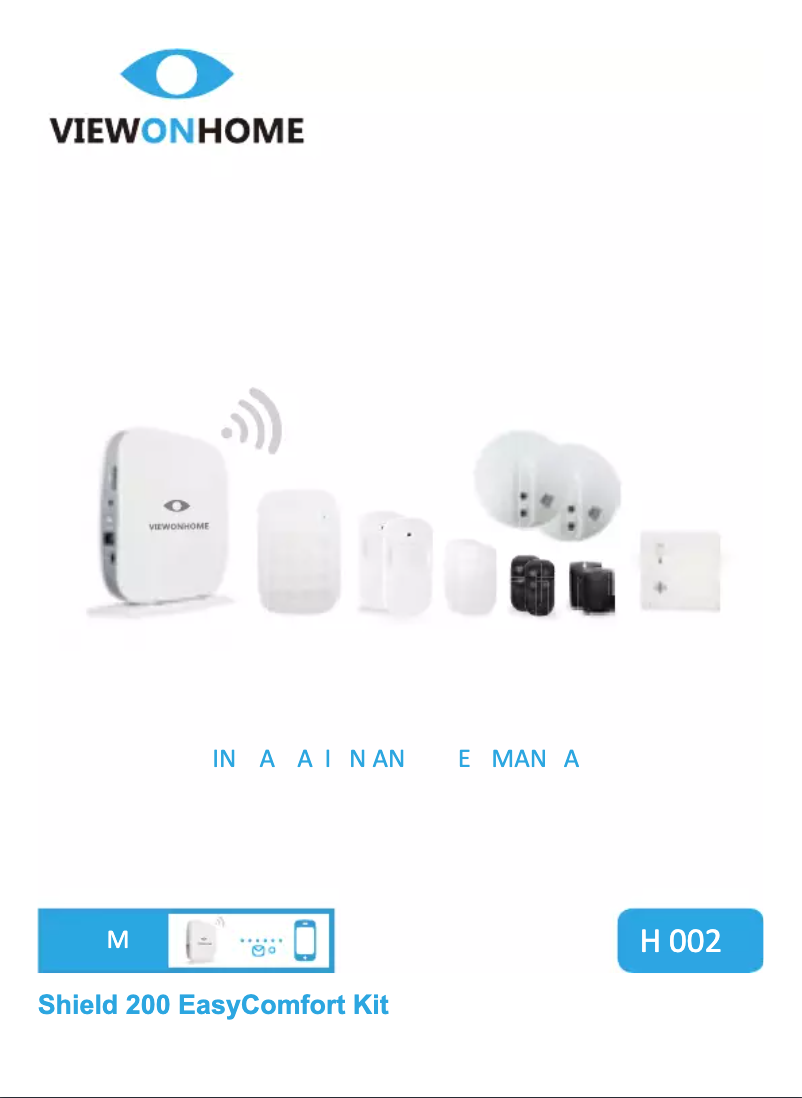 Página 1 del manual Manual de usuario ViewOnHome Shield 200 EasyComfort kit