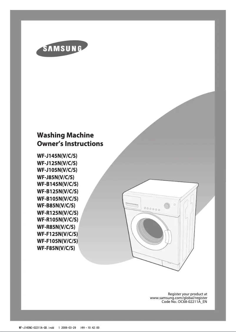 Imagen de la primera página del manual del dispositivo WF-B145NS