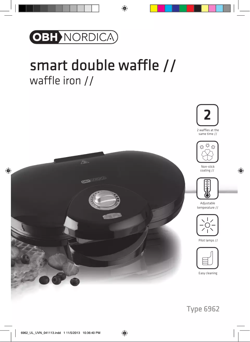 Imagen de la primera página del manual del dispositivo Smart Double 6962