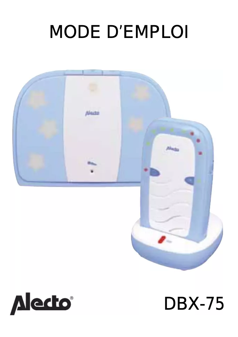 Imagen de la primera página del manual del dispositivo DBX-75