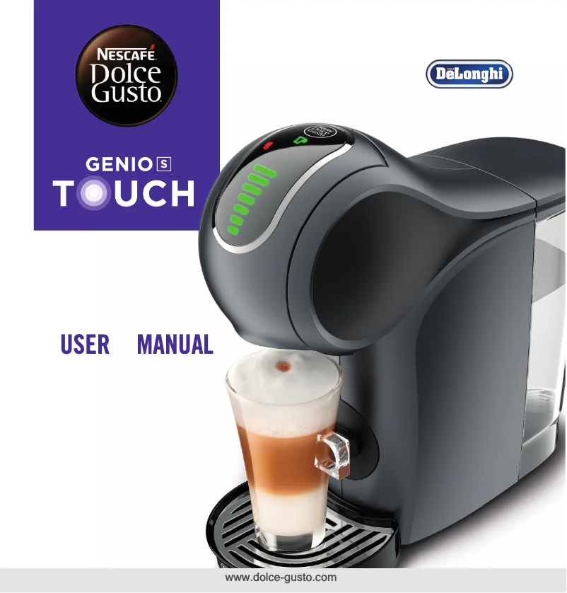 Imagen de la primera página del manual del dispositivo Nescafé Dolce Gusto Genio S Touch