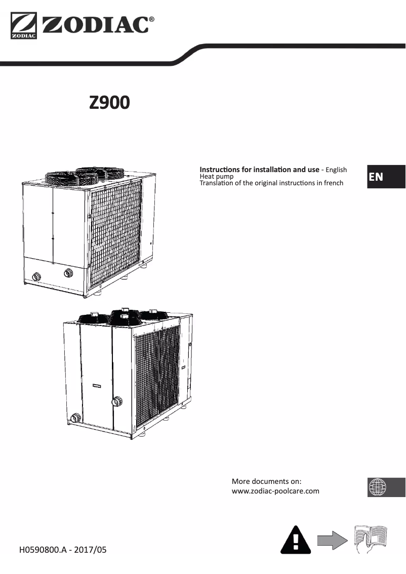 Página 1 del manual Manual de usuario Zodiac Z900