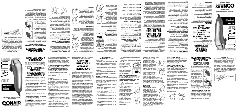 Página 1 del manual Manual de usuario Conair HC221RGB