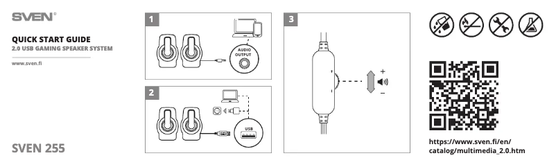 Página nº 1 - Guía de inicio rápido Sven 255