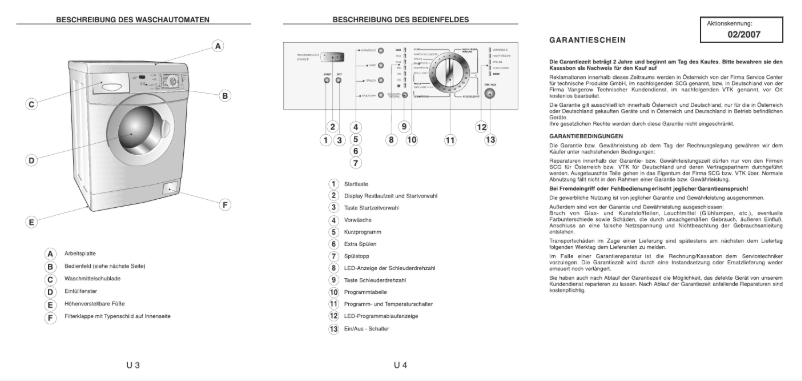 Imagen de la primera página del manual del dispositivo WM27AAA