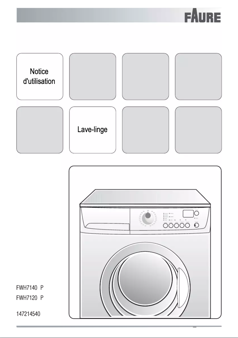 Imagen de la primera página del manual del dispositivo FWH7140P