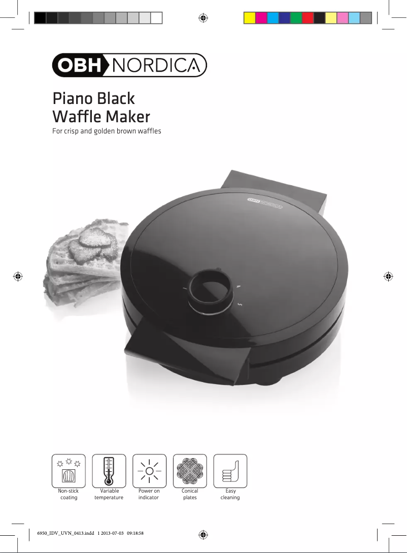 Imagen de la primera página del manual del dispositivo Piano Black 6950