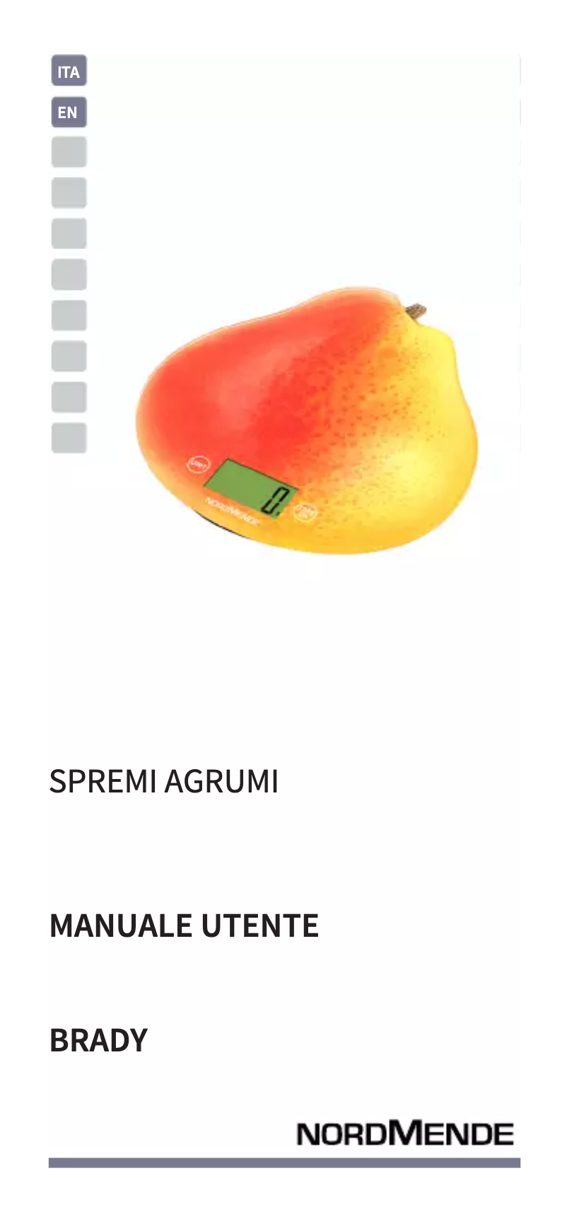 Imagen de la primera página del manual del dispositivo DECAN400