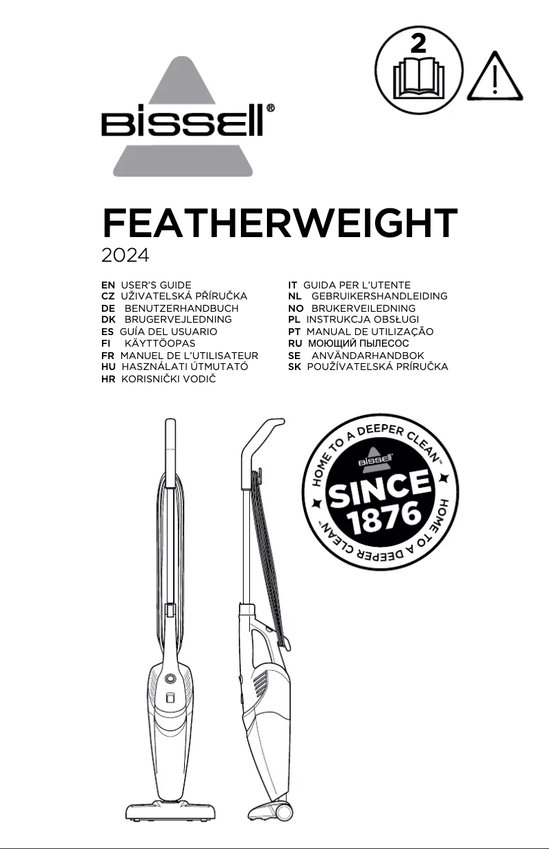 Página 1 del manual Manual de usuario Bissell Featherweight Pro Eco 2024N