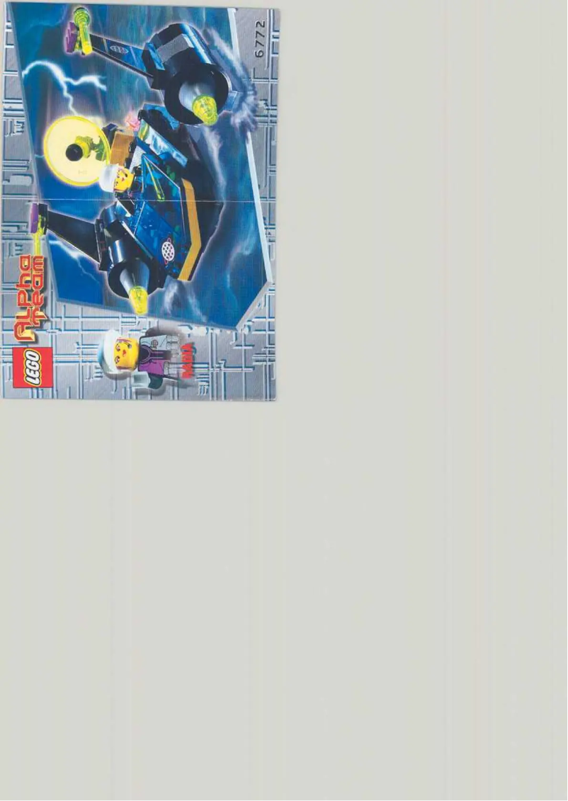 Página 1 del manual Manual de usuario Lego Alpha Team Cruiser