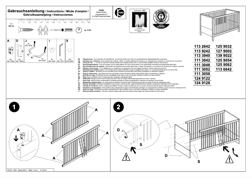 Página 1 del manual Manual de usuario Paidi Biancomo