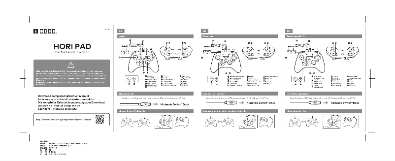 Imagen de la primera página del manual del dispositivo NSW-001U