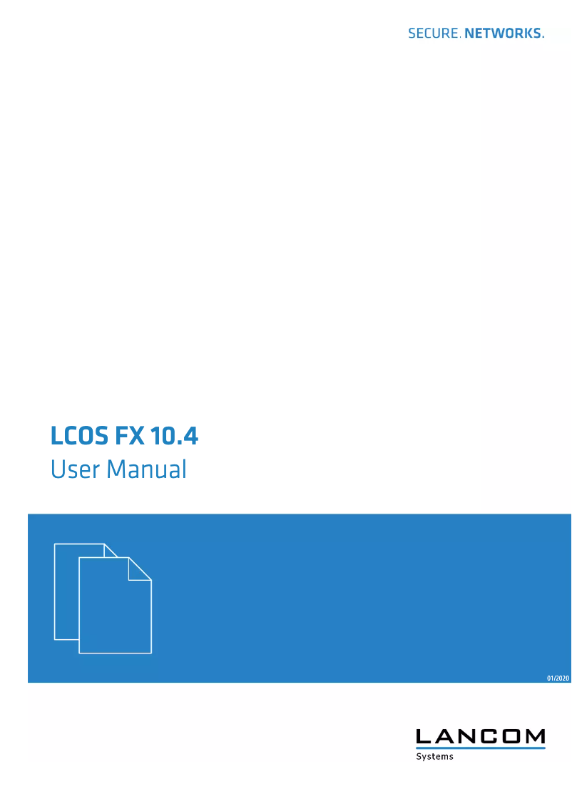 Página 1 del manual Manual de usuario Lancom UF-910