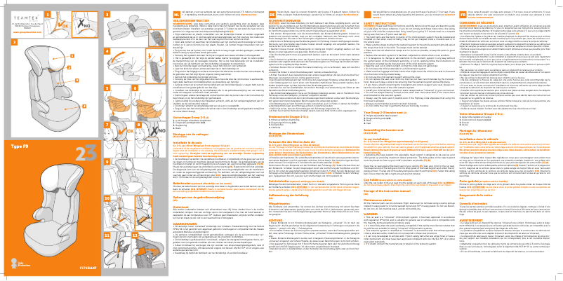 Página 1 del manual Manual de usuario Nania Mattel Befix First