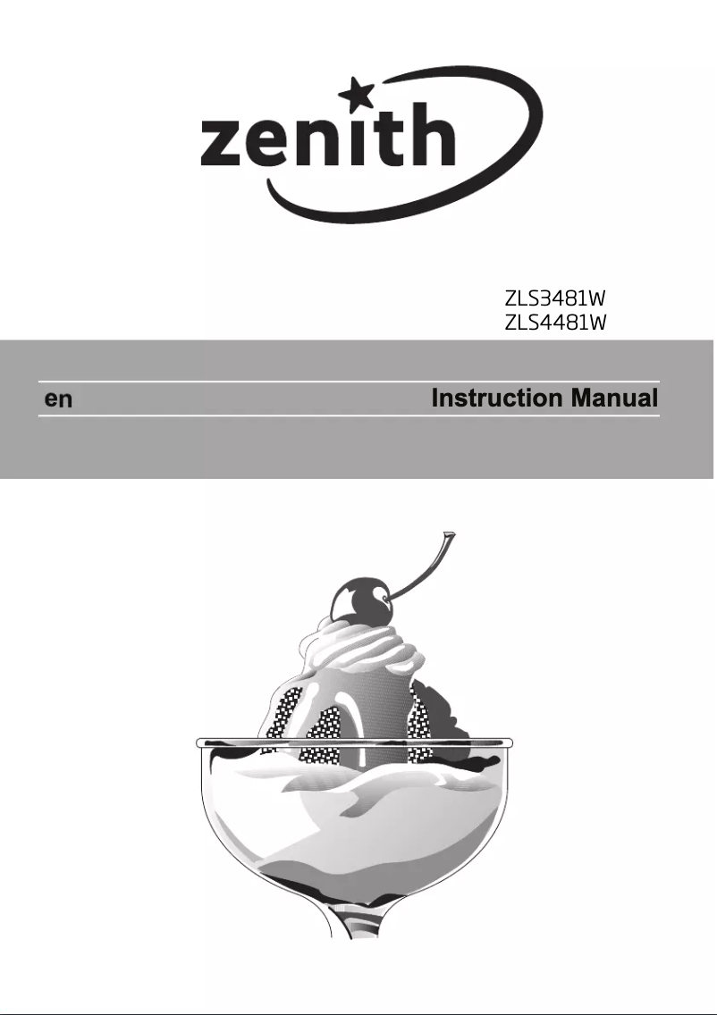 Página 1 del manual Manual de usuario Zenith ZLS4481W
