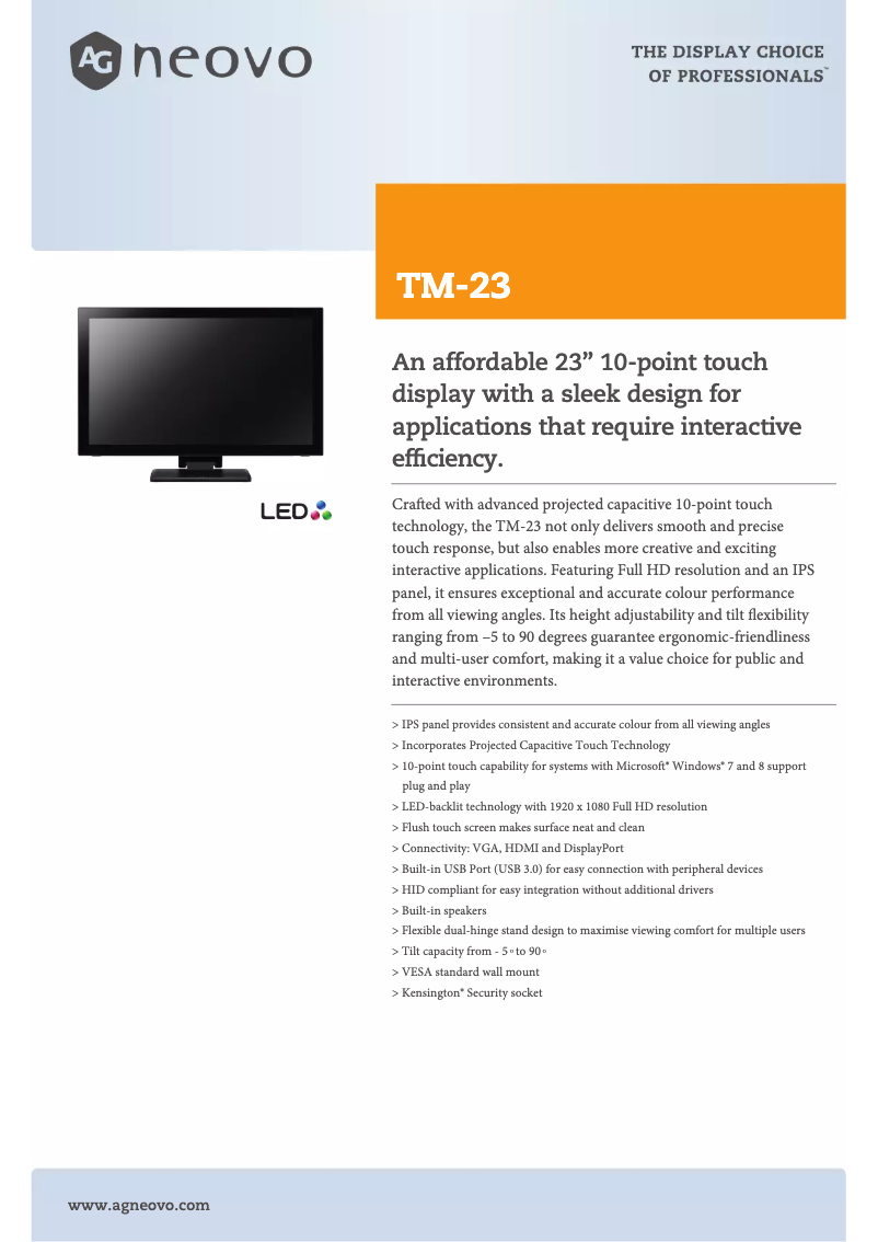Imagen de la primera página del manual del dispositivo TM-27