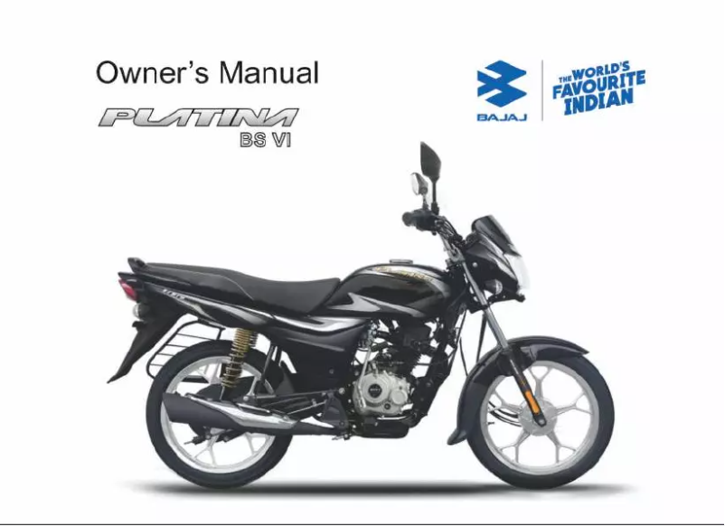 Página 1 del manual Manual de usuario Bajaj Platina 110