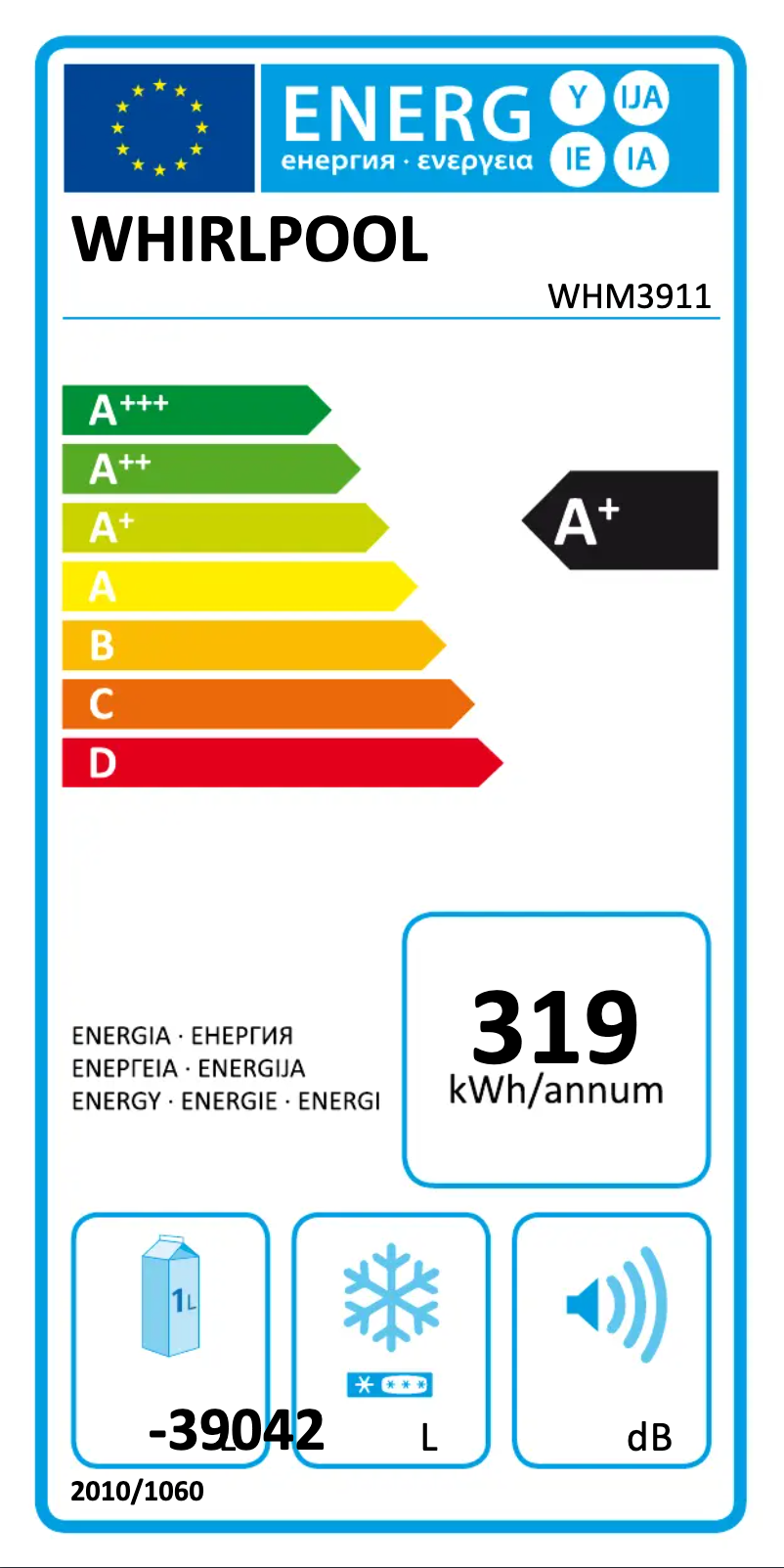 Imagen de la primera página del manual del dispositivo WHM 3911