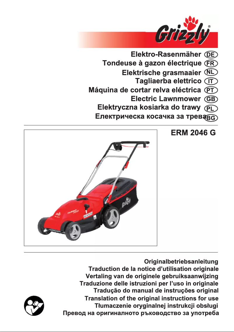 Página nº 1 - Manual de usuario Grizzly ERM 2046 G