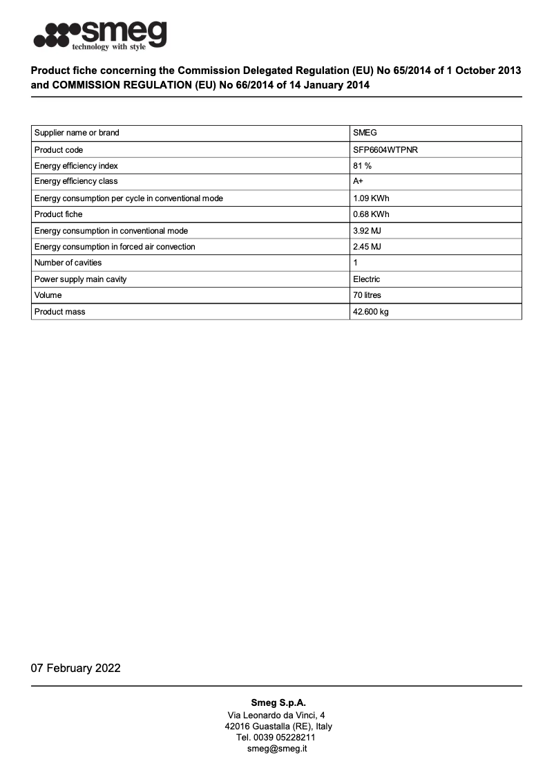 Imagen de la primera página del manual del dispositivo SFP6604WTPNR