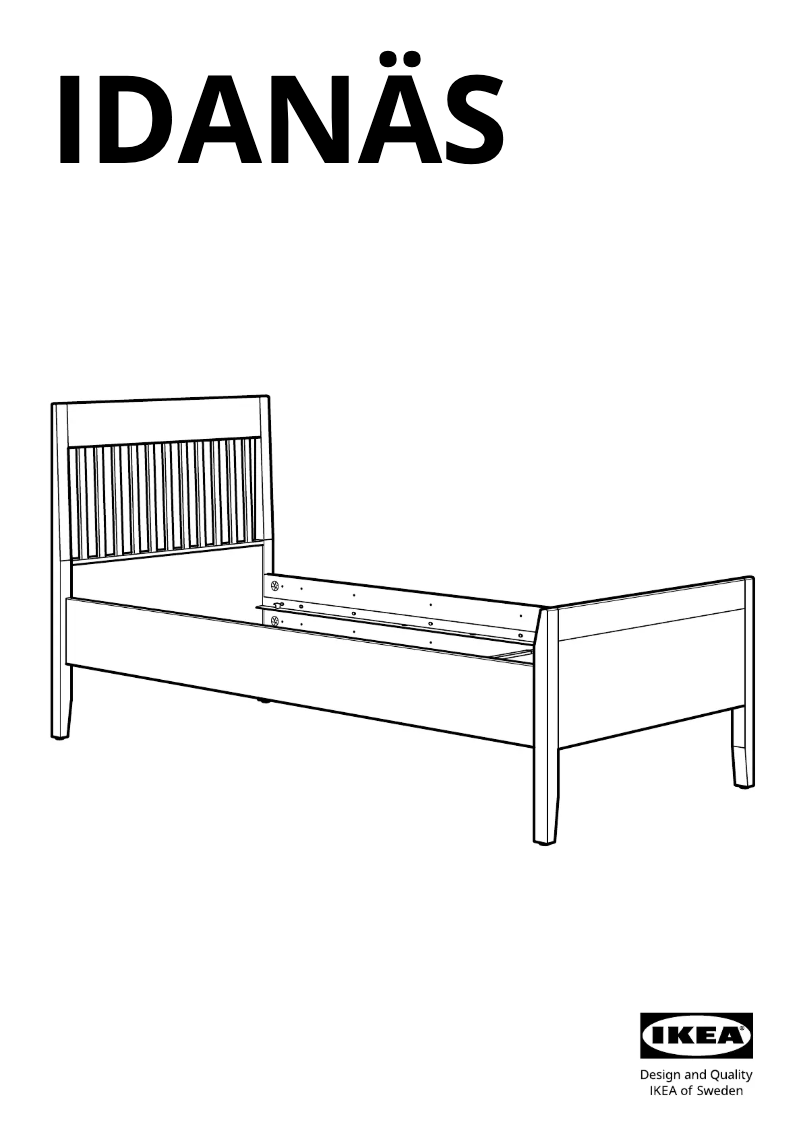 Página 1 del manual Manual de usuario Ikea IDANÄS 604.596.51
