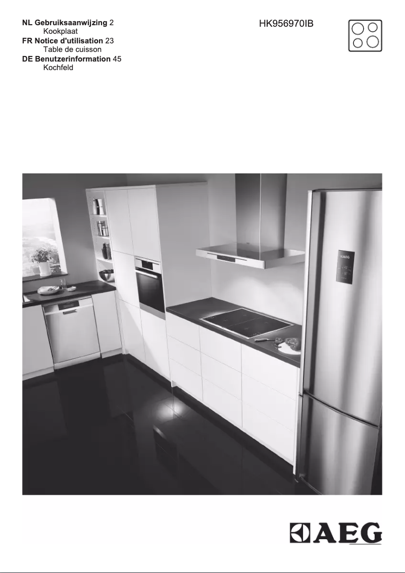 Página nº 1 - Manual de usuario AEG HK956970IB