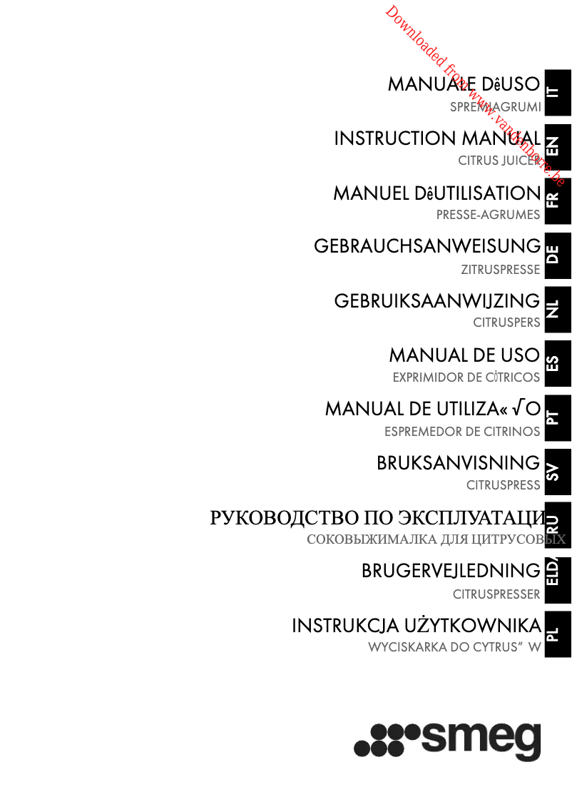 Imagen de la primera página del manual del dispositivo CJF01