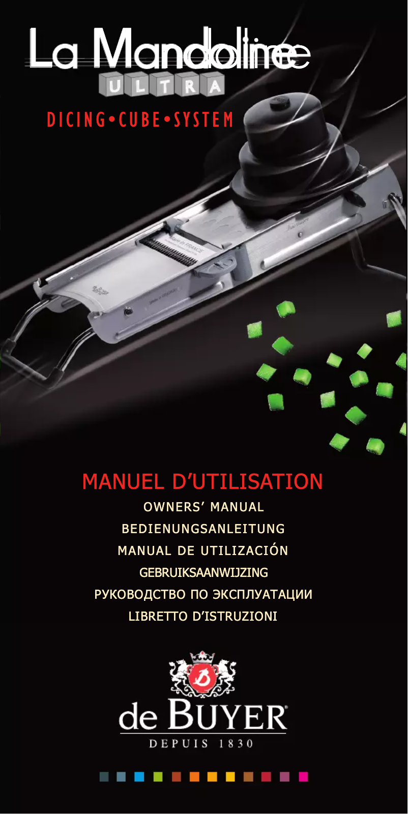 Página 1 del manual Manual de usuario de Buyer La Mandoline Ultra