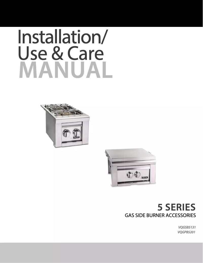 Imagen de la primera página del manual del dispositivo VQGPB5201NSS