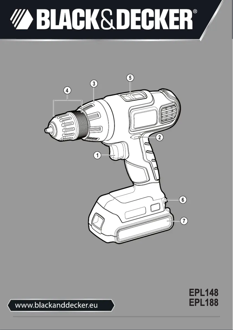 Página 1 del manual Manual de usuario Black & Decker EPL188