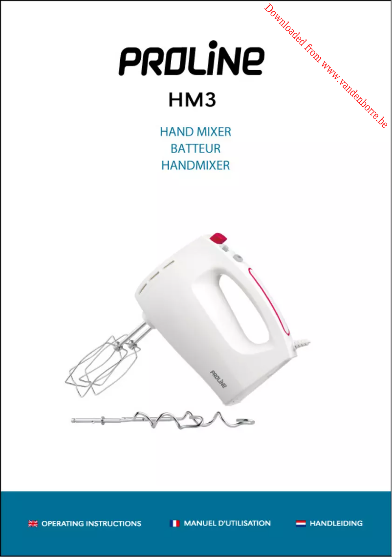 Imagen de la primera página del manual del dispositivo HM3