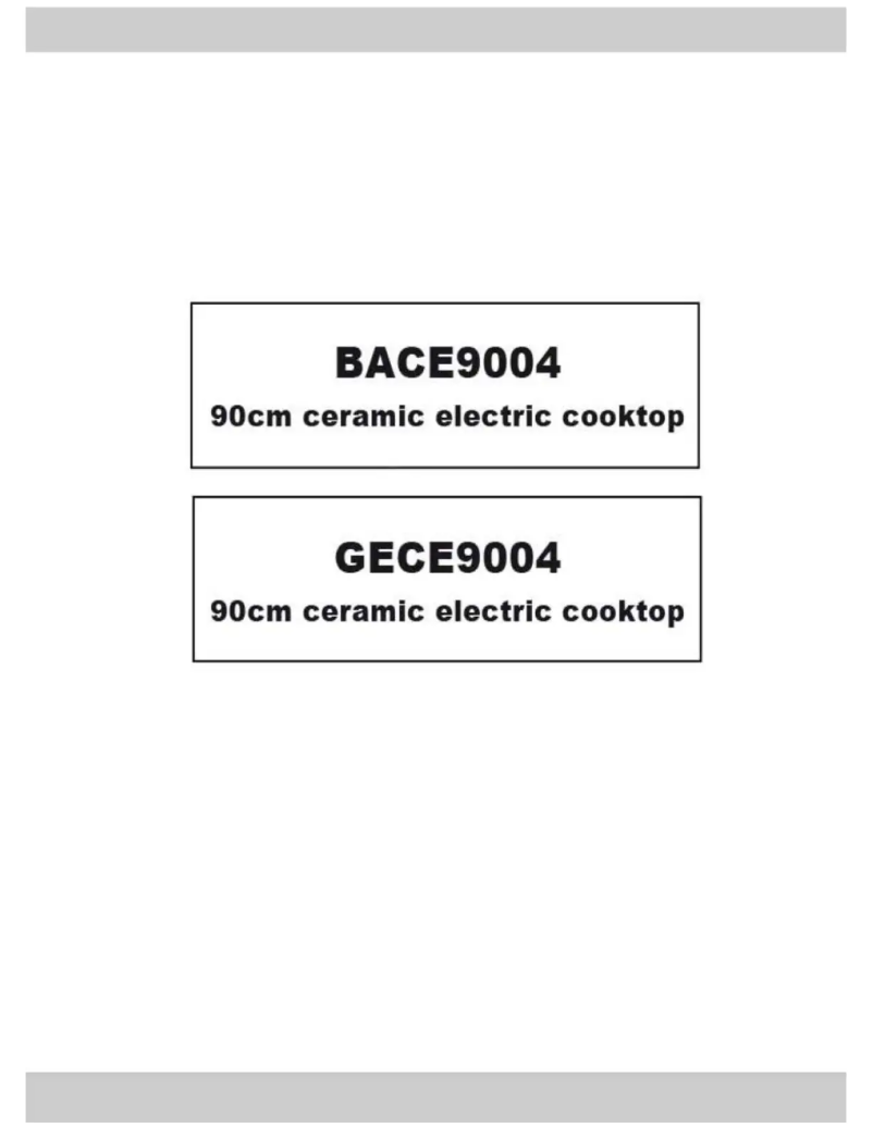 Página 1 del manual Manual de usuario Baumatic GECE9004