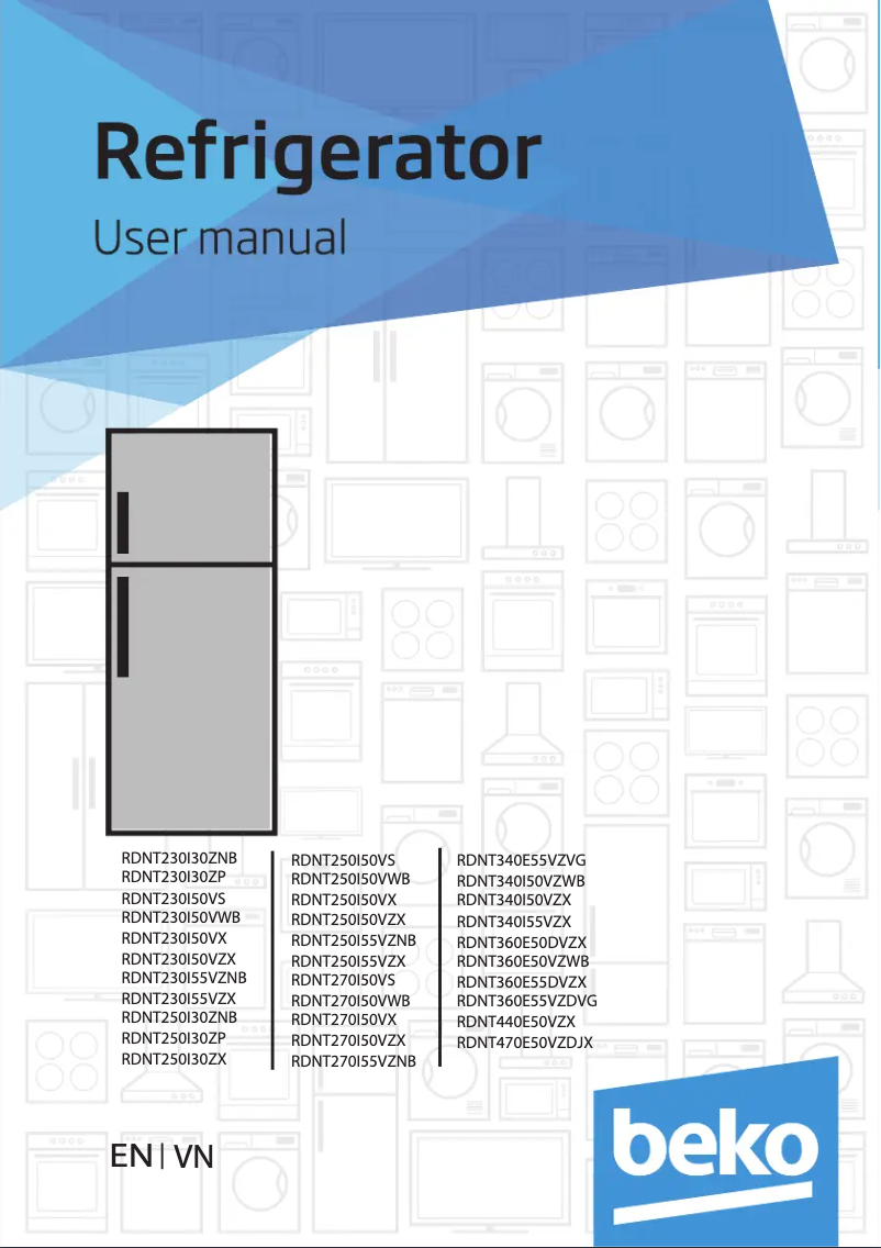 Imagen de la primera página del manual del dispositivo RDNT270I50VS