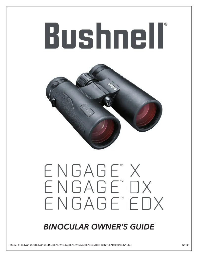 Página 1 del manual Manual de usuario Bushnell Engage EDX 10x42