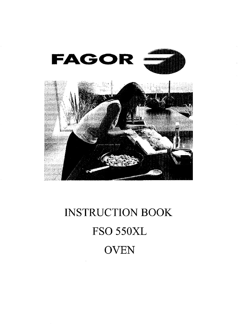 Imagen de la primera página del manual del dispositivo FSO 550XL