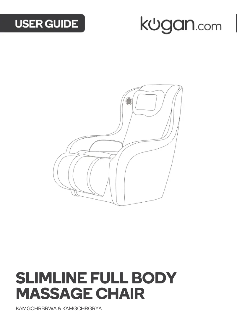 Página 1 del manual Manual de usuario Kogan KAMGCHRBRWA