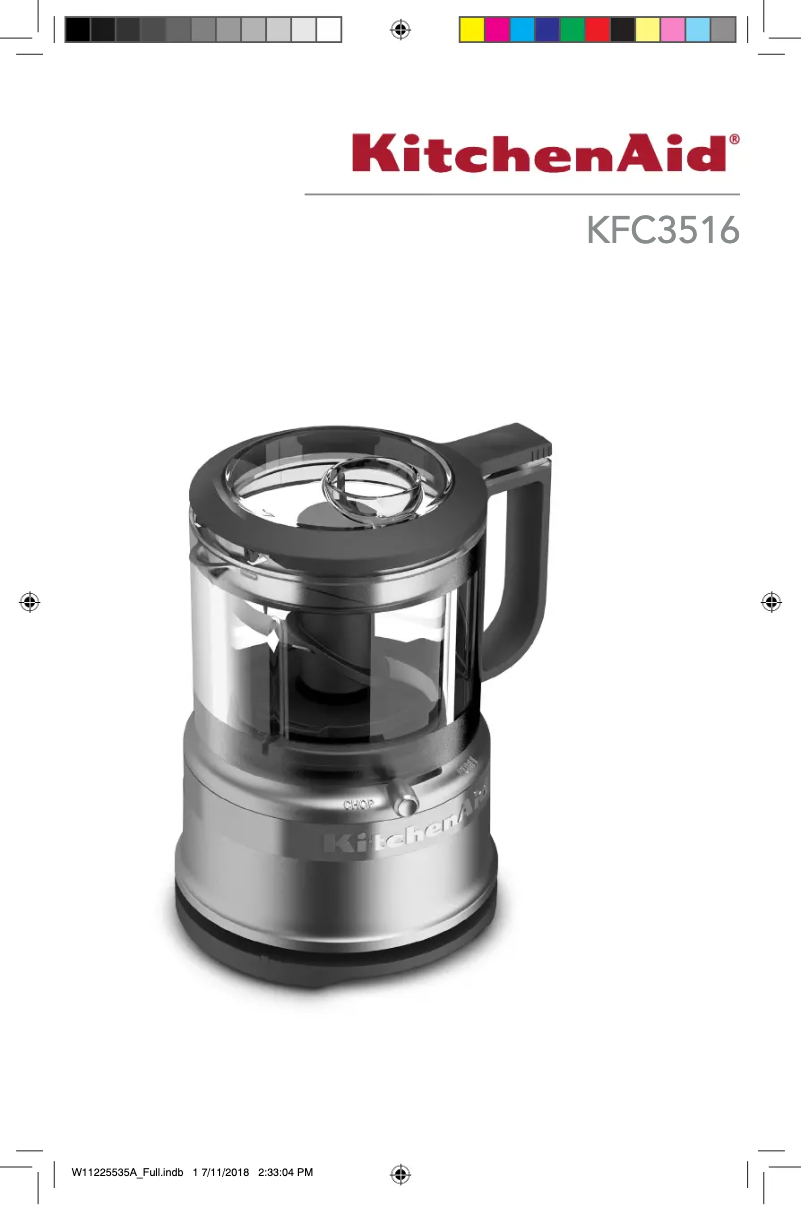 Página nº 1 - Manual de usuario KitchenAid KFC3516BM