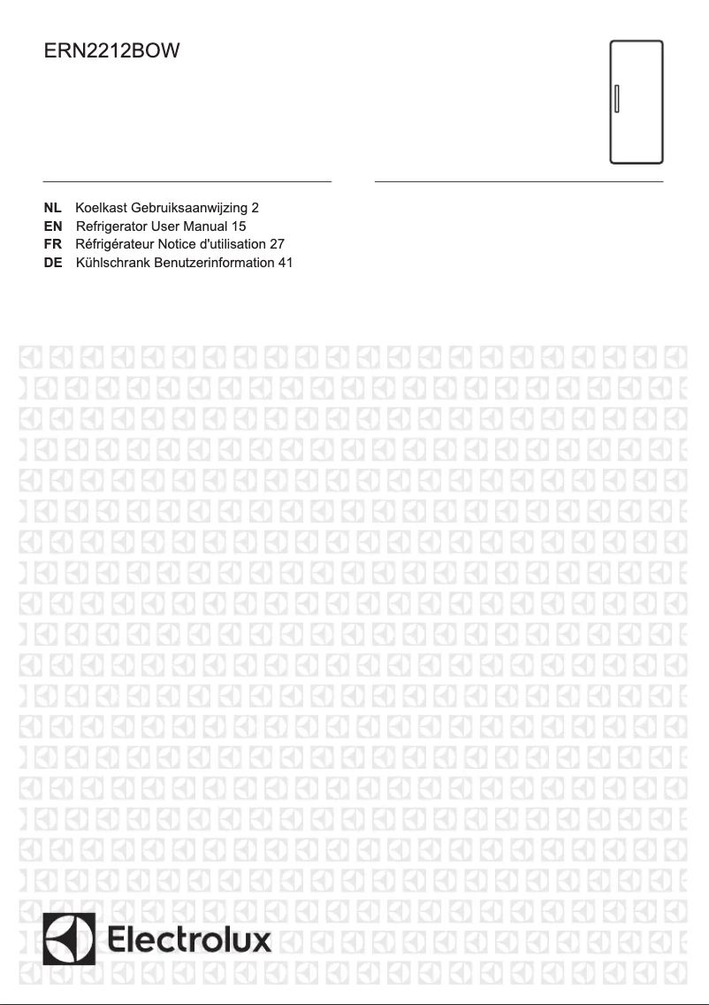 Imagen de la primera página del manual del dispositivo ERN2212BOW