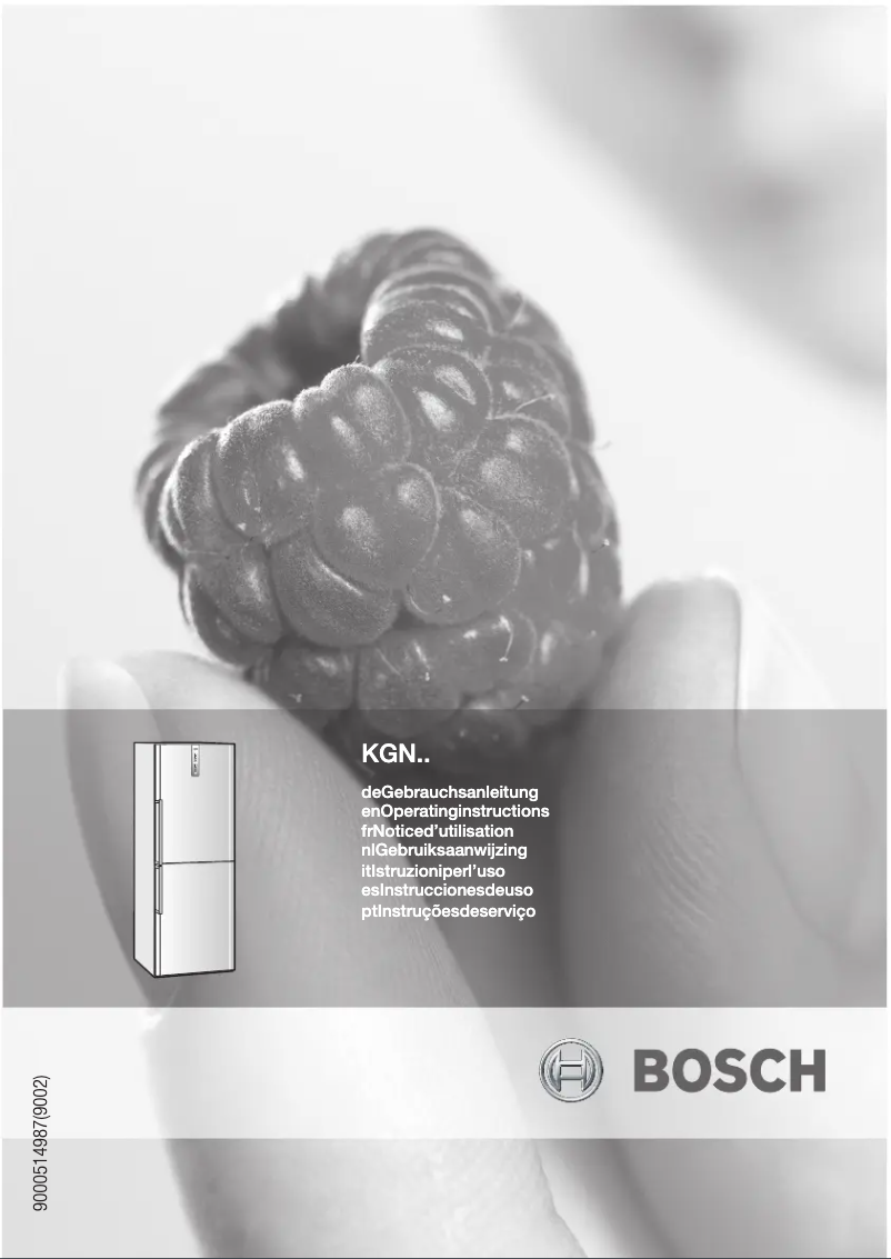 Página 1 del manual Manual de usuario Bosch KGN36H75