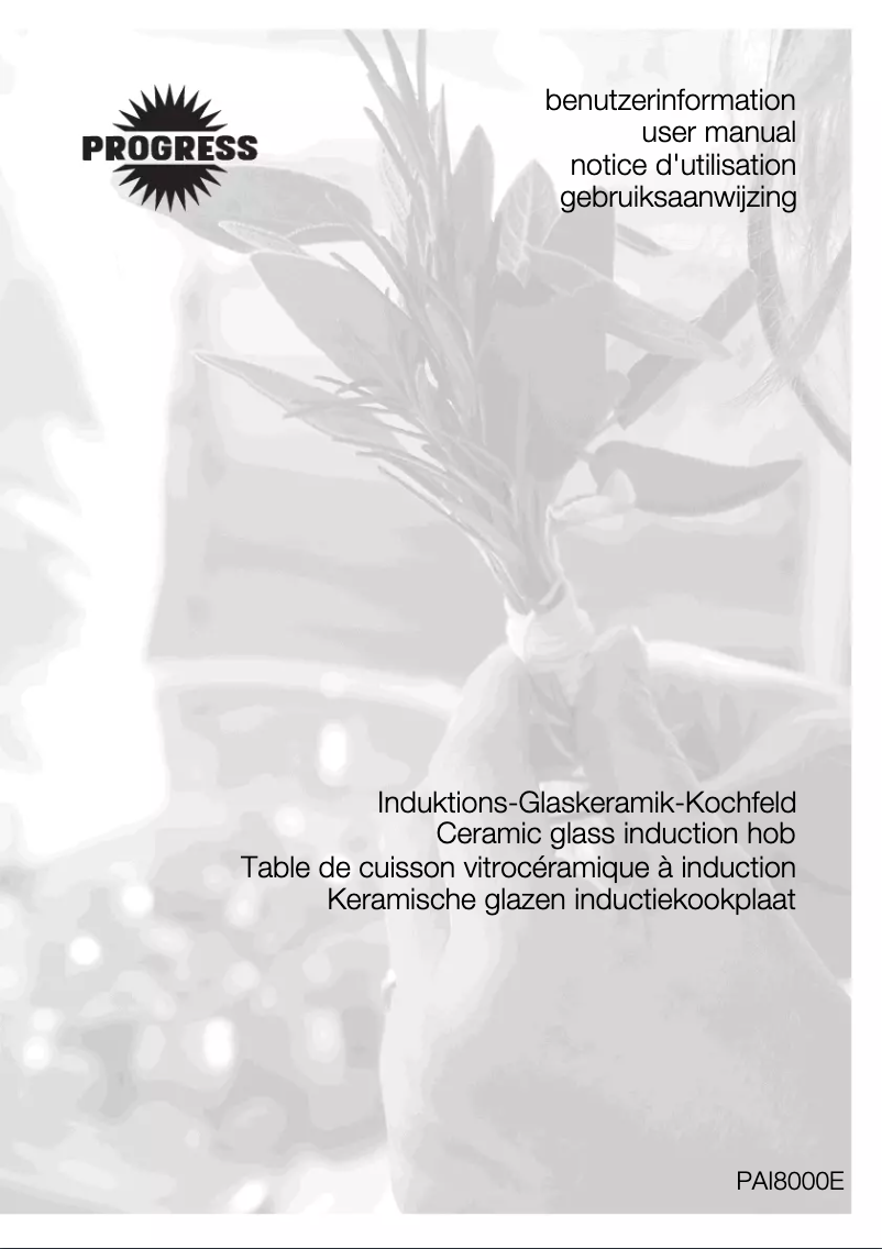 Imagen de la primera página del manual del dispositivo PAI8000E