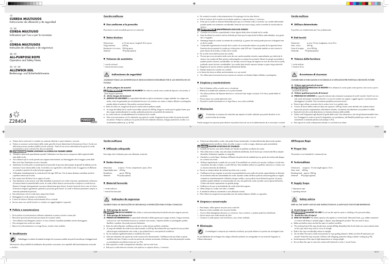 Imagen de la primera página del manual del dispositivo Z28404