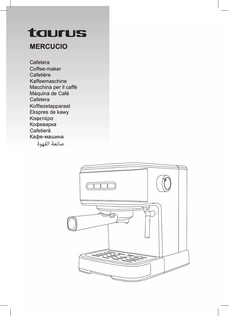 Página 1 del manual Manual de usuario Taurus Mercucio